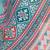 blue floral printed pure georgette ready to wear saree