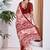 maroon floral printed pure georgette ready to wear saree