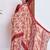 maroon floral printed pure georgette ready to wear saree