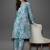 workwear women printed kurta with trousers