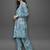workwear women printed kurta with trousers