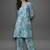 workwear women printed kurta with trousers