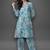 workwear women printed kurta with trousers