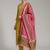 structured women embroidered kurta with trousers with dupatta