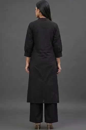everyday workwear women embroidered kurta with palazzos