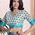 off_white floral pure georgette ready to wear saree