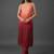 structured women dyed kurta with trousers