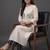 tailored women embroidered kurta with palazzos
