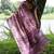Purple ethnic motifs zari silk blend tussar saree
