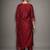 everyday workwear women embroidered kurta with trousers with dupatta