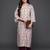 formal women printed kurta with trousers