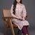 formal women printed kurta with trousers