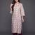 formal women printed kurta with trousers
