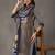 formal women printed kurta with palazzos with dupatta