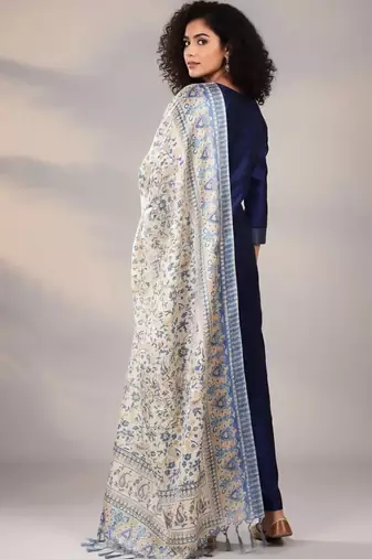 workwear women kurta with trousers with dupatta