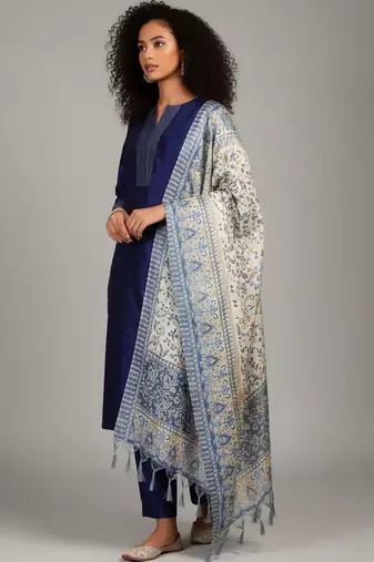 workwear women kurta with trousers with dupatta