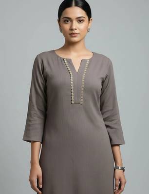 tailored women kurta with trousers 6