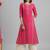 women striped regular cotton kurta with palazzos