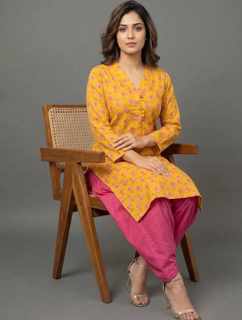 smart womens latest kurta set