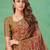beige ethnic motifs printed poly crepe bagru saree