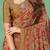 beige ethnic motifs printed poly crepe bagru saree