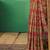 beige ethnic motifs printed poly crepe bagru saree