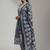 workwear women printed kurta with trousers with dupatta