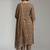 tailored women printed kurta with trousers with dupatta