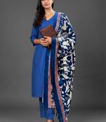 structured women kurta with trousers with dupatta