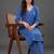 structured women kurta with trousers with dupatta
