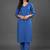 structured women kurta with trousers with dupatta