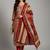 workwear women printed kurta with trousers with dupatta