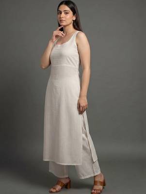 tailored women kurta with palazzos 1