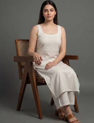 tailored women kurta with palazzos 2