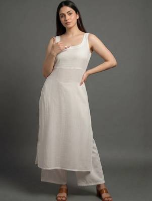 tailored women kurta with palazzos 3
