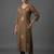structured women embroidered kurta with trousers