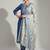 smart women embroidered kurta with trousers with dupatta