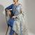 smart women embroidered kurta with trousers with dupatta
