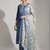 smart women embroidered kurta with trousers with dupatta