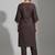 smart women embroidered kurta with trousers