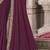 magenta sequinned georgette saree