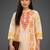 tailored women printed kurta with trousers