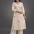 tailored women printed kurta with palazzos