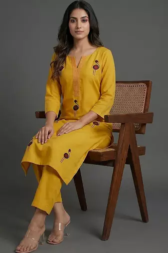 smart women summer kurta set