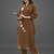 tailored women printed kurta with trousers