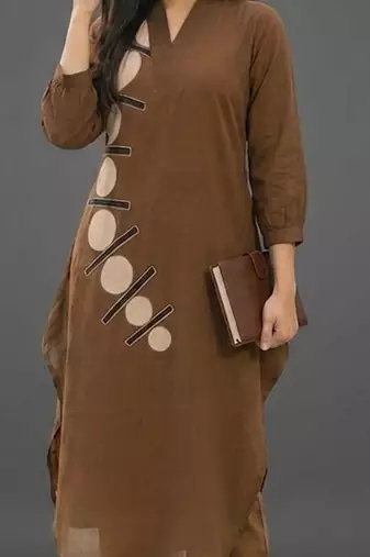 tailored women printed kurta with trousers