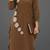 tailored women printed kurta with trousers