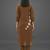 tailored women printed kurta with trousers