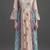 structured women printed kurta with trousers