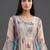 structured women printed kurta with trousers